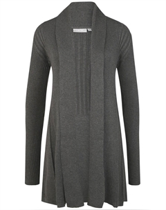 Вязаный кардиган, темно-серый Fransa