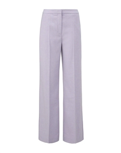 Широкие брюки со складками, фиолетовый Comma,