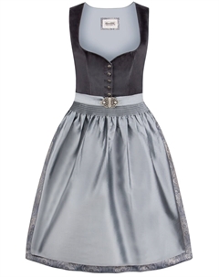 Широкая юбка в сборку Indira, цвет Grey/Anthracite Stockerpoint