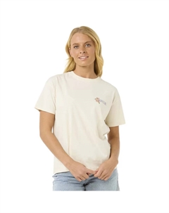 Футболка с коротким рукавом La Joya Relaxed, бежевый Rip curl