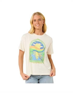 Футболка с коротким рукавом Sun & Sea Relaxed, бежевый Rip curl