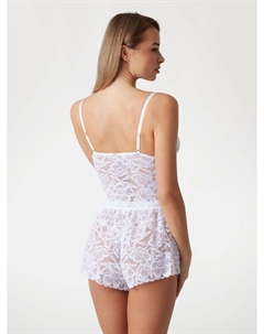 Короткий пижамный комплект Greta, белый Guess