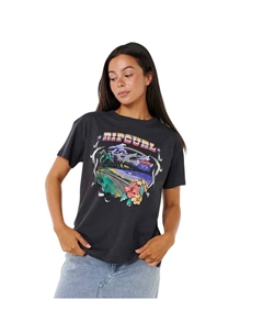 Футболка с коротким рукавом Pacific Rider Relaxed, черный Rip curl