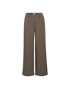 Брюки Lisa Wide Fit, коричневый Object