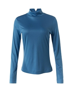 Рубашка, синий Comma,