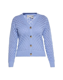 Вязаный кардиган, светло-синий Usha