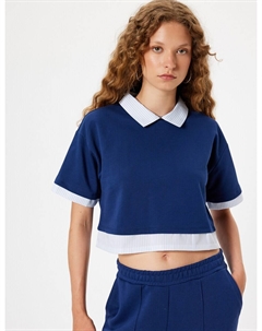 Рубашка, цвет Navy/Pastel blue Koton