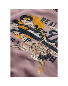 Худи VL Tokyo Relaxed Fit, розовый Superdry