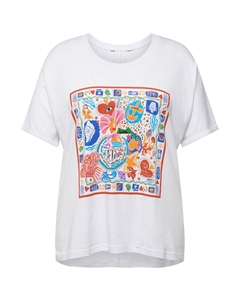 Рубашка, белый Ulla popken