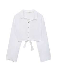 Блуза, белый Pull & bear