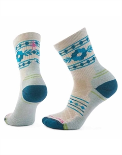 Носки Hike Light Cushion Retro Floral Crew, белый Smartwool