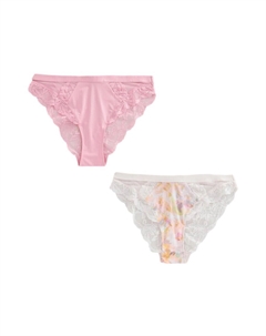 Трусики, цвет Pink/Off white Next