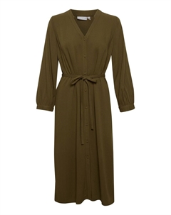 Платье-рубашка Haida, оливковый Fransa