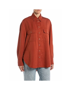 Рубашка с длинным рукавом W2199.000.85372, оранжевый Replay