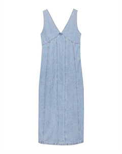 Платье, синий деним Pull & bear