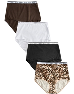 Трусики, цвет Brown/Dark brown/Black/White Next