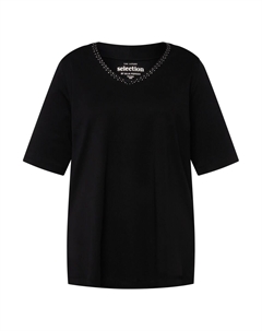 Рубашка, черный Ulla popken