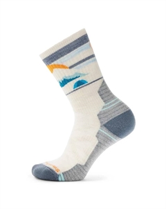 Носки Hike Light Cushion New Pattern crew, белый Smartwool