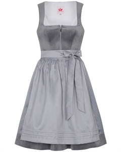 Широкая юбка в сборку Fiedler, серебряный Spieth & wensky