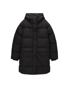 Зимнее пальто, черный Pull & bear