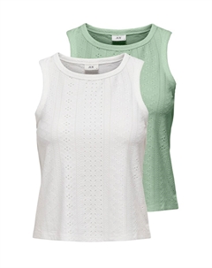 Топ CATHINKA, цвет Light green/White Jdy