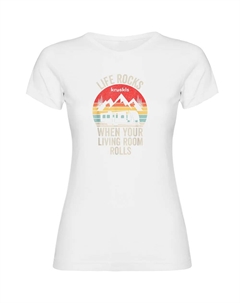 Футболка с коротким рукавом Life Rocks, белый Kruskis