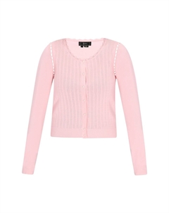 Вязаный кардиган, розовый Faina