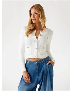 Вязаный кардиган, белый Guess