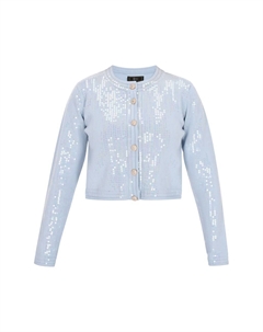 Вязаный кардиган Fashion Look, светло-синий Faina