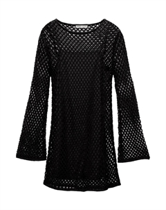 Вязаное платье, черный Pull & bear