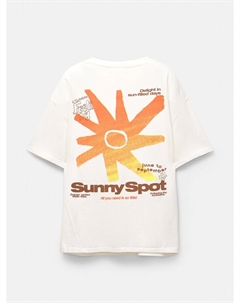 Рубашка, белый Pull & bear