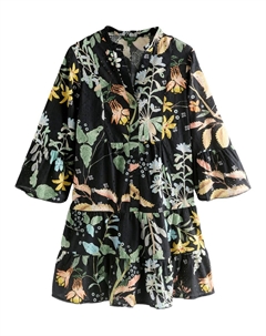 Платье-рубашка, цвет Night blue/Light blue Next