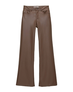 Широкие брюки, коричневый Pull & bear