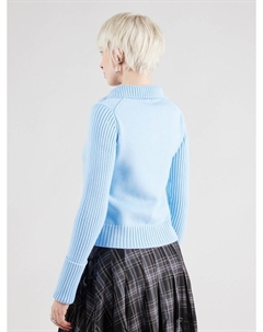 Вязаный кардиган Winona, светло-синий Weekday