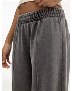 Брюки свободного кроя, черный Pull & bear