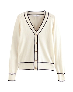 Вязаный кардиган, белый Next