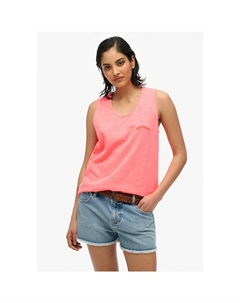 Футболка без рукавов Essential Logo Gd, розовый Superdry