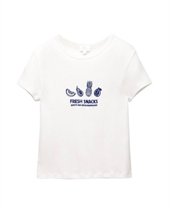 Рубашка PACIFIC FRUTAS, белый Pull & bear