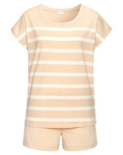 Короткий пижамный комплект, бежевый S.oliver