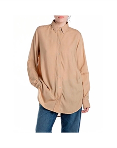 Рубашка с длинным рукавом W2167.000.85182, коричневый Replay