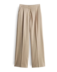 Широкие брюки со складками спереди Maiga, кремовый Opus