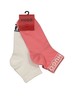 Носки 2 шт SH Logo 10241762 01, белый Hugo