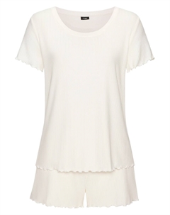 Короткий пижамный комплект Dreams, кремовый Vivance