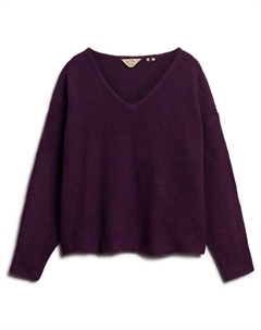 Свитер W6110578A v neck, фиолетовый Superdry