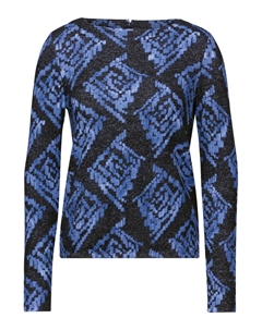 Рубашка, пятнистый синий Cecil