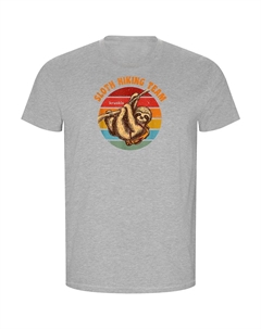 Футболка с коротким рукавом Sloth Hiking Team ECO, серый Kruskis