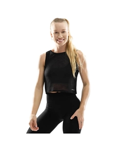 Спортивный топ Beat, черный Siroko