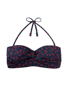 Топ бикини-бралетт Mix & Match Swim, цвет Dark blue/Red Schiesser
