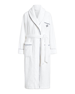 Длинный халат Bathrobe, белый Polo ralph lauren