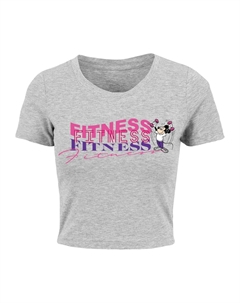 Рубашка Mickey Fitness, серый Merchcode